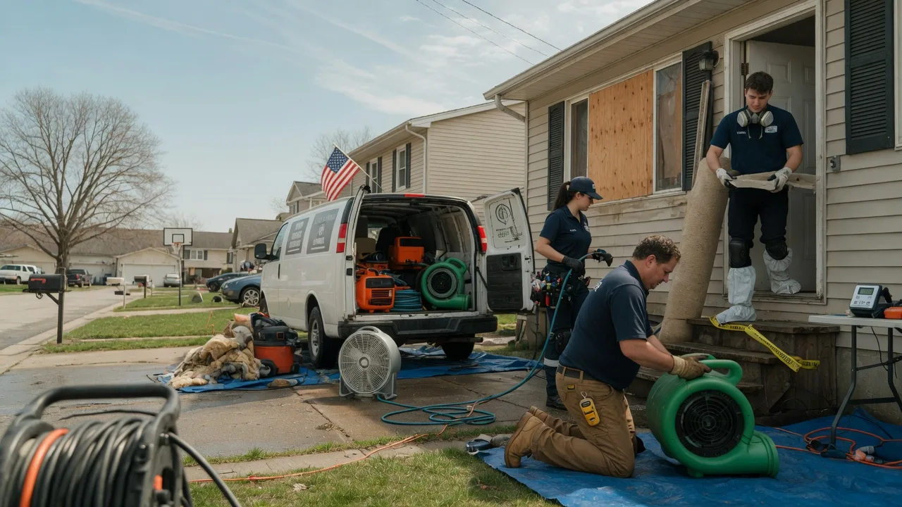 Water Damage Restoration in Hannibal, MO near me